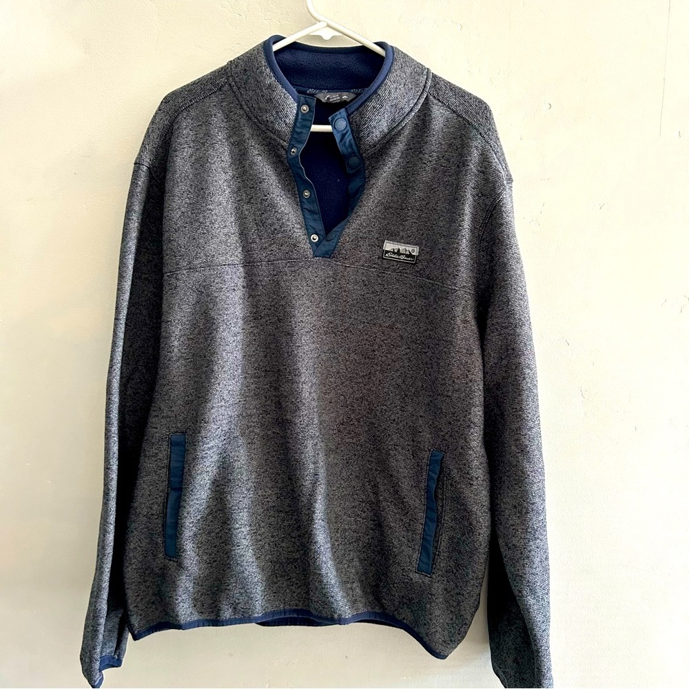 Eddie Bauer Pullover Sweater Pullover Navy